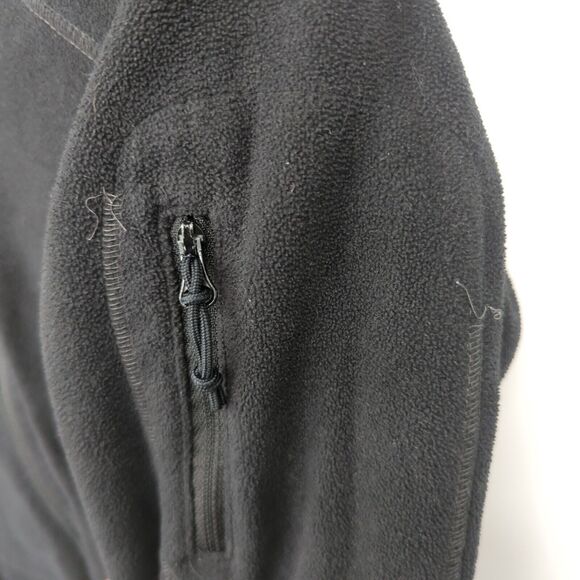 Columbia Black Fleece Jacket Full Front Zip Womens Size Small EUC - Picture 3 of 14